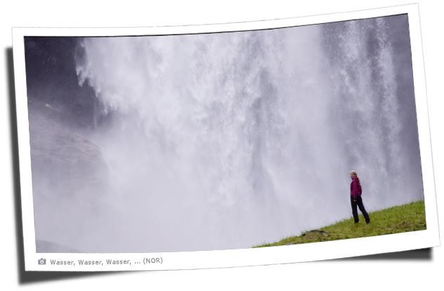 Wasser, Wasser, Wasser - Wasserfall in Norwegen